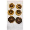 Image 8 : Wooden lidded bowl and coasters