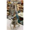 Image 10 : 2 - 19" glass oil lamps