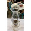Image 3 : 2 - 19" glass oil lamps