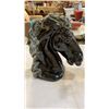Image 14 : Lidded shell jar, prayer hands, and horse bookends