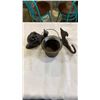 Image 1 : CAST IRON BUCKET, DOOR STOP, AND WALL HOOK