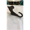Image 8 : CAST IRON BUCKET, DOOR STOP, AND WALL HOOK