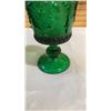 Image 10 : Green decanter and 4 glasses