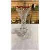 Image 2 : 2 crystal vases and lidded jar