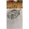 Image 5 : CRYSTAL TURTLE AND GLASS BOAT