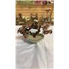 Image 2 : CLOISONNE VASE, CHINESE SCROLL AND JADE TREE