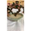 Image 3 : CLOISONNE VASE, CHINESE SCROLL AND JADE TREE