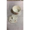 Image 7 : Royal doulton sugar cup, stone lidded jar and other collectibles