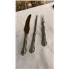 Image 9 : Birks sterling carving set and silver plated items