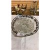 Image 2 : Silver etched dish and bowl