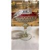 Image 3 : LOT OF CANDLES, STANDS, CUT CRYSTAL PEDESTAL, HAT BOX AND PHOTO ALBUM AND XMAS LIGHT BULBS