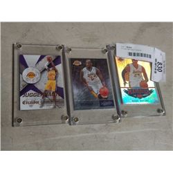 3 KOBE BRYANT CARDS