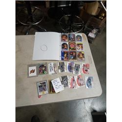 LOT OF BASKETBALL CARDS, BINDER OF LAKERS