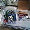 Image 1 : 2 trays of pocket knives and multi tools