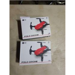 2 NEW FOLD DRONES