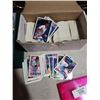 Image 10 : 3 BINDERS AND BOX OF VARIOUS SPORTS CARDS