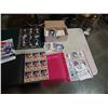 Image 1 : 3 BINDERS AND BOX OF VARIOUS SPORTS CARDS