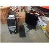 Image 1 : DESKTOP COMPUTER WITH WINDOWS 7, 3GB RAM, 500GB HDD AND MONITOR AND KEYBOARD