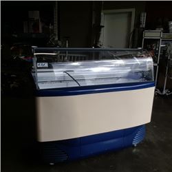 Large ISA commercial ice cream cooler working