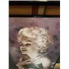 Image 2 : Framed marilyn monroe advert - cracked glass