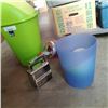 Image 3 : 2 wastebins and vintage flashlight