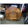 Image 4 : Round oak dining table