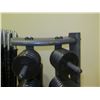 Image 10 : Threaded Barbell Bars, Ring Collars, Weights and Rack