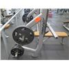 Image 2 : Life Fitness Bench w/ Barbell & Weights Shown in Photos