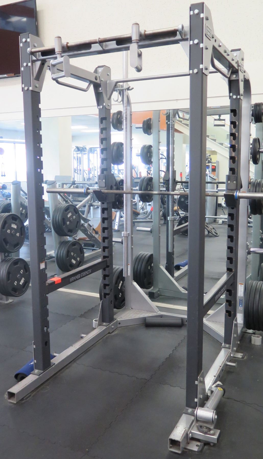 Hammer Strength Elite Power Rack w/ Weights Shown in Photos (Partially ...
