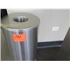 Image 2 : Brushed Metal Cylindrical Waste Receptable