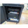 Image 2 : Sound System w/ QSC GX5 Amp, TOA Amp, Tascam CD Player, Furman Power Unit in Rolling Cabinet