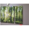 Image 2 : Forest Photographic Art on Canvas - 4 Panels