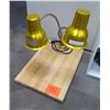 Image 1 : Heat Lamps Mounted to Wooden Board