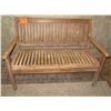 Image 1 : Slatted Wooden Bench