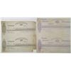Image 1 : Bank of New South Wales, 1850-60's Uncut Proof Sheet Pair of 1st and 2nd of Exchanges.