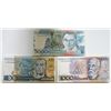 Image 1 : Brazil. Banco Central do Brasil. 5000, 1000 and 100 Cruzados Uncirculated Packs of 100