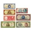 Image 1 : Banco Central de Chile. 1960-1976. Lot of 8 Specimen Notes.