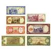 Image 2 : Banco Central de Chile. 1960-1976. Lot of 8 Specimen Notes.