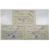 Image 1 : Annen. Die Sparkasse in Annen, 1914. Lot of 3 Issued Notgeld Notes.