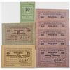 Image 1 : Chorzow & Cleve. 1917-1920. Lot of 8 Issued Notes.