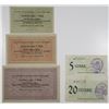 Image 2 : Cšln-Deutz & Lindau und Weiler. 1918-1919. Lot of 5 Issued Notgeld Scrip Notes.