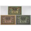Image 1 : Freiberg i. Sachsen. Stadt Freiberg, 1918. Lot of 3 Issued Notgeld Notes.