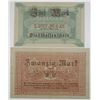 Image 2 : FŸrstenwalde (Spree). 1918. Lot of 2 Issued Notgeld Notes.