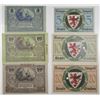 Image 2 : Gie§en & Glauchau Amtshauptmannschaft. 1918. Lot of 6 Issued Notgeld Notes.