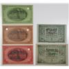 Image 2 : Heilbronn & Kamenz. 1918. Lot of 5 Issued Notgeld Notes.