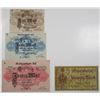Image 1 : Hof & Limbach. 1918-1920. Lot of 4 Issued Notgeld Notes.