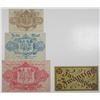 Image 2 : Hof & Limbach. 1918-1920. Lot of 4 Issued Notgeld Notes.