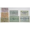 Image 1 : Lauenburg in Pommern, Lahr, & Kissingen (Bad Stadt). 1918. Lot of 7 Issued Notgeld Notes.