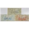 Image 2 : Sulz. Stadt Sulz, 1914. Lot of 3 Issued Notgeld Notes.