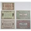 Image 2 : Kšnigsberg i. Pr. & Freiburg im Breisgau. 1918. Lot of 5 Issued Notgeld Notes.